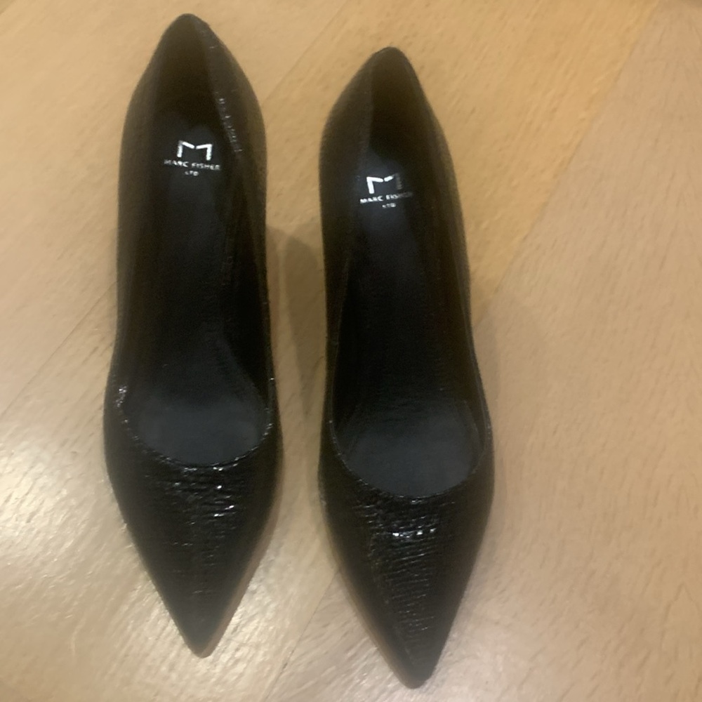 Marc Fisher Zala Block Heel Pointy Toe Pump - image 5